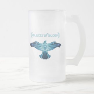 Caneca De Cerveja Vidro Jateado Logotipo de AElectrofalcon