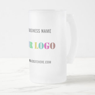 Caneca De Cerveja Vidro Jateado Logotipo Personalizado da Empresa Texto Vidro do F