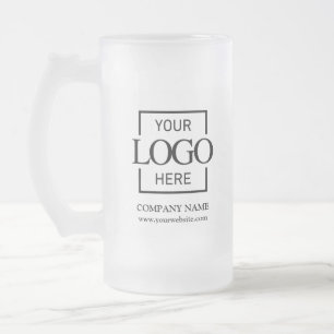 Caneca De Cerveja Vidro Jateado Logotipo Personalizado de Marca Empresarial Presen