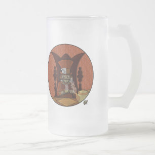 Caneca De Cerveja Vidro Jateado Louco como Fosco de Ódio
