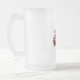 Caneca De Cerveja Vidro Jateado Love Amor Namorados Design