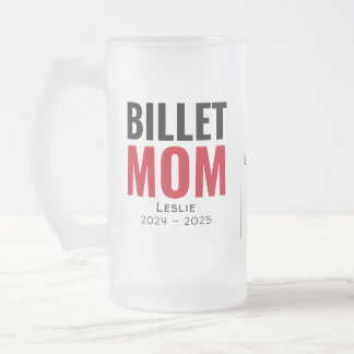 Caneca De Cerveja Vidro Jateado Mãe de Billet Personalizada com Citação Sentimenta