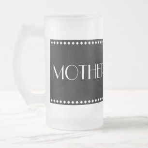 Caneca De Cerveja Vidro Jateado Mãe de Fosco de noiva Mug