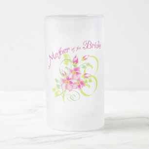 Caneca De Cerveja Vidro Jateado Mãe Paraísa das Noivas Presentes