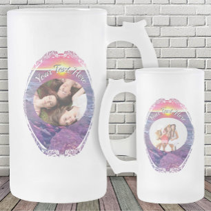 Caneca De Cerveja Vidro Jateado Malecon Sunset Friends 0911