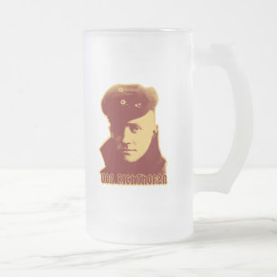 Caneca De Cerveja Vidro Jateado Manfred Von Richthofen