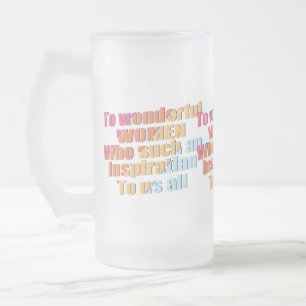Caneca De Cerveja Vidro Jateado maravilhosa inspiração feminina