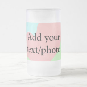 Caneca De Cerveja Vidro Jateado Mármore de derramamento de acrílico simples adicio