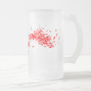 Caneca De Cerveja Vidro Jateado matando-me suavemente