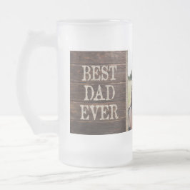 Caneca De Cerveja Vidro Jateado Melhor foto sempre feita sob encomenda rústica do