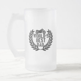 Caneca De Cerveja Vidro Jateado Melhor Pai do Mundo