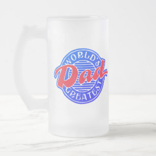 Caneca De Cerveja Vidro Jateado Melhor Pai do Mundo