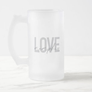 Caneca De Cerveja Vidro Jateado Memphis Simples, moderno, urbano, legal design Lov