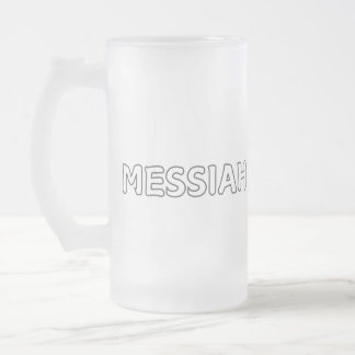Caneca De Cerveja Vidro Jateado Messiah Mug