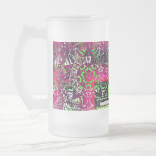 Caneca De Cerveja Vidro Jateado Meu Nome Não É Donna