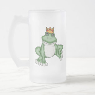 Caneca De Cerveja Vidro Jateado Meu Sapo Prince Mug - SRF