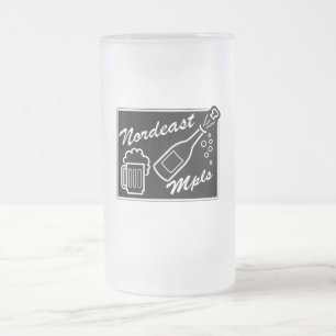 Caneca De Cerveja Vidro Jateado Minneapolis Nordeast