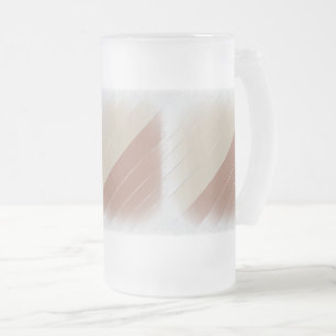 Caneca De Cerveja Vidro Jateado Mocha Mousse
