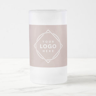 Caneca De Cerveja Vidro Jateado Moderno, minimalista, elegante e personalizável