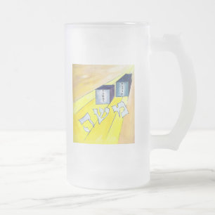 Caneca De Cerveja Vidro Jateado Moisés