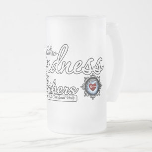 Caneca De Cerveja Vidro Jateado Mostre gentileza aos outros