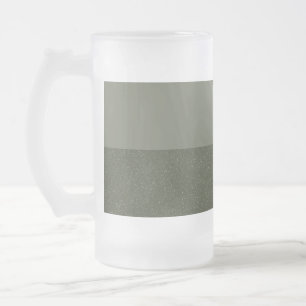 Caneca De Cerveja Vidro Jateado Mug de cerveja verde de dois tons - Personalizar