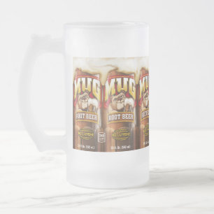 Caneca De Cerveja Vidro Jateado Mug Root Beer - Fosco Mug