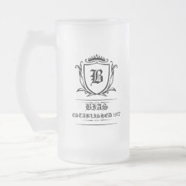 Caneca De Cerveja Vidro Jateado Mug Sapado Personalizado