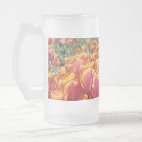 Muito Bem Feito! Caneca de Vidro Fosco Flor de Tul