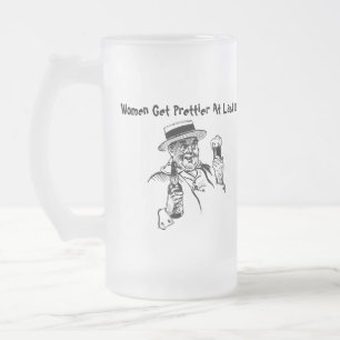 Caneca De Cerveja Vidro Jateado Mulheres Ficam Mais Bonitas Na Arte Da Cerveja Do