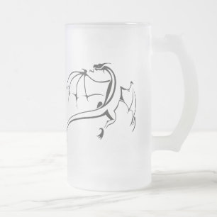Caneca De Cerveja Vidro Jateado Mundo do Dragão
