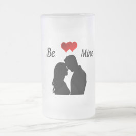 Caneca De Cerveja Vidro Jateado Na moda namorados são minha caneca de vidro