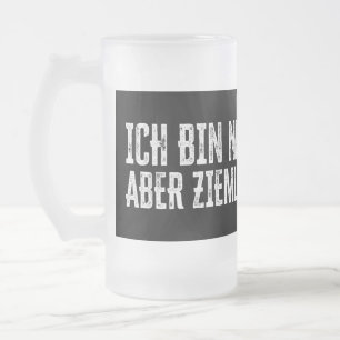 Caneca De Cerveja Vidro Jateado Não sou perfeito – mas estou bastante perto!
