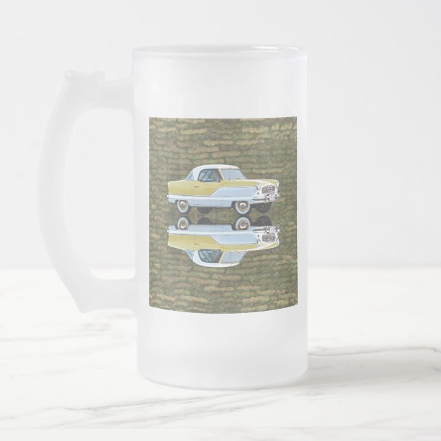 Caneca De Cerveja Vidro Jateado Nash Metropolitan (Esquerda)