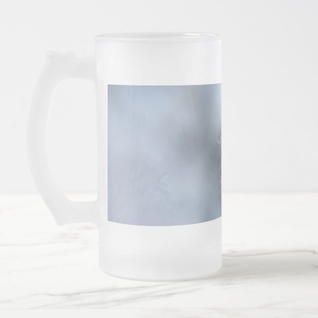 Caneca De Cerveja Vidro Jateado Natal 97 (Esquerda)