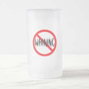 Caneca De Cerveja Vidro Jateado Nenhuma lamentação