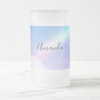 Nuvens de Pastel mágicas e arco-íris