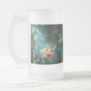 Caneca De Cerveja Vidro Jateado O Balanço Fragonard