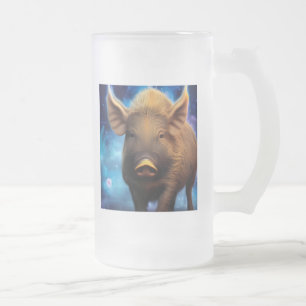 Caneca De Cerveja Vidro Jateado O Barco