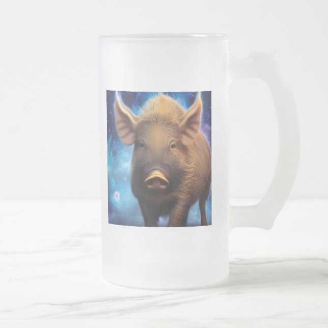 Caneca De Cerveja Vidro Jateado O Barco (Direita)