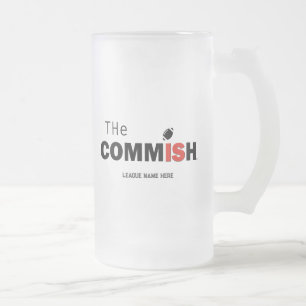 Caneca De Cerveja Vidro Jateado O futebol de 16 oz Fosco Mug Fantasy