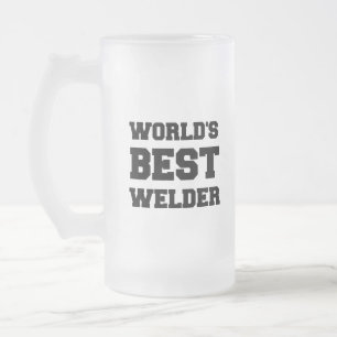 CANECA DE CERVEJA VIDRO JATEADO O MELHOR MUNDO