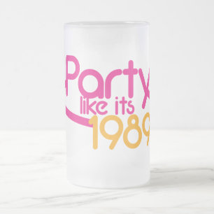 Caneca De Cerveja Vidro Jateado O PARTIDO como ele é 1989