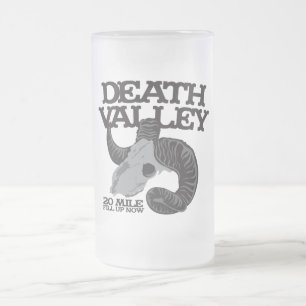 CANECA DE CERVEJA VIDRO JATEADO O VALE DA MORTE