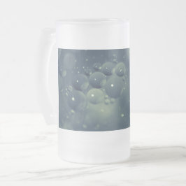 Caneca De Cerveja Vidro Jateado Óleo na água