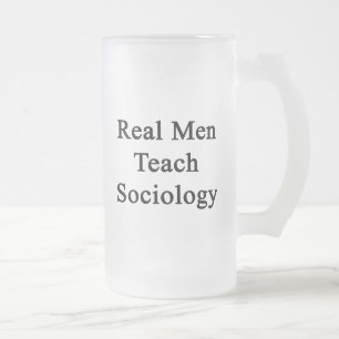 Caneca De Cerveja Vidro Jateado Os homens reais ensinam a Sociologia