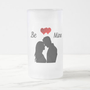Caneca De Cerveja Vidro Jateado Os namorados à moda sejam caneca do vidro da mina