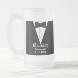 Caneca De Cerveja Vidro Jateado Padrinhos de casamento Personalizados Personalizad