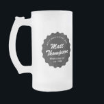 Caneca De Cerveja Vidro Jateado Pai cervejeira<br><div class="desc">.</div>