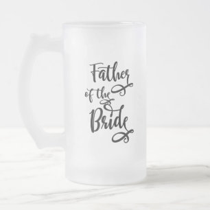 Caneca De Cerveja Vidro Jateado Pai da Noiva